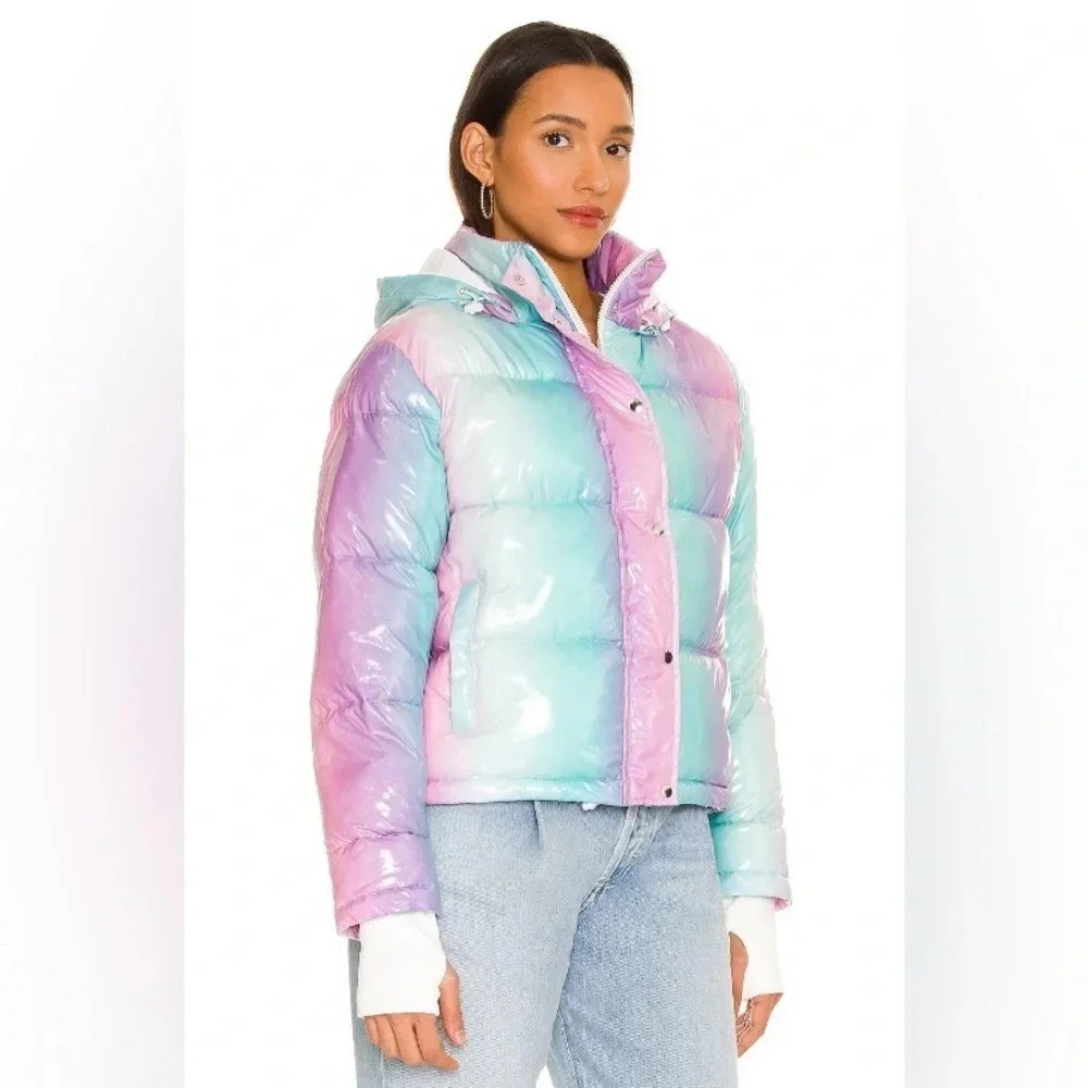 Beach Riot Puffer Coat, ombre pastel - Picture 7 of 10